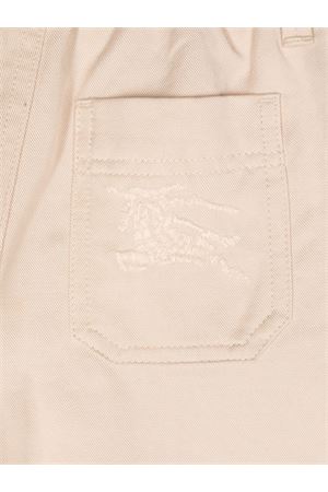 beige cotton trousers BURBERRY KIDS | 8095676A2015